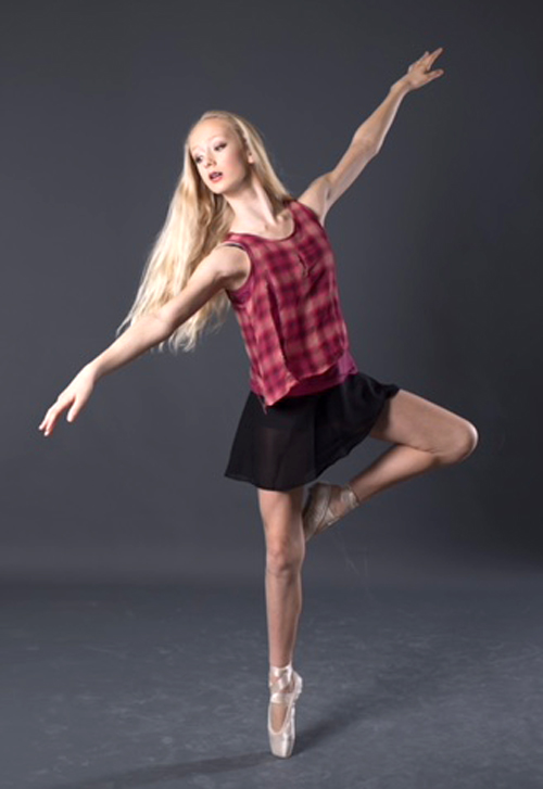Photo of student ballet dancer